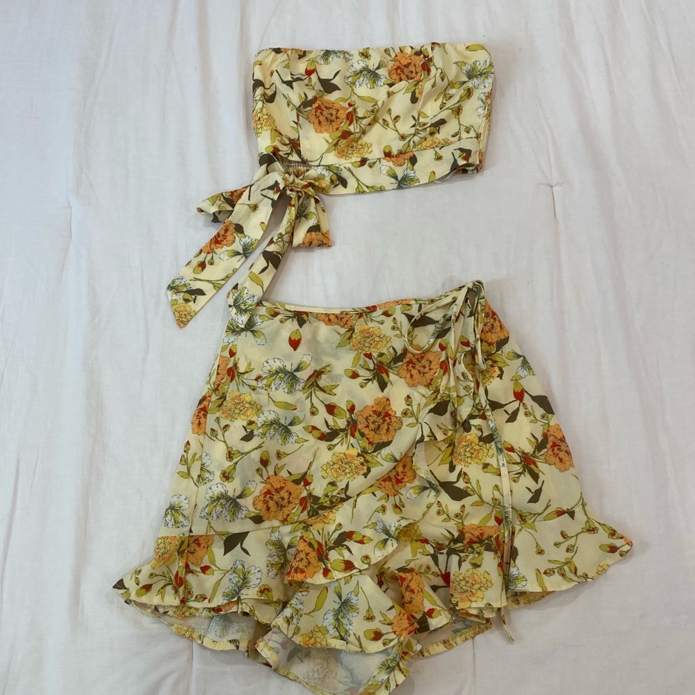 Tiger Mist Matching top and skirts set